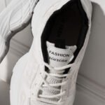 كوتشي حريمي بخامة قماش ورابر – Women’s Sneakers with PVC Sole - الصورة 5