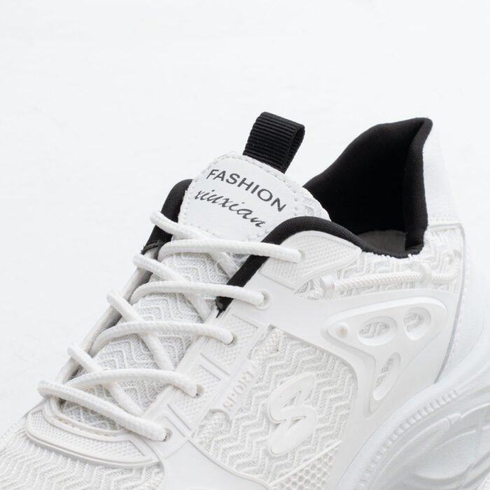⁦كوتشي حريمي بخامة قماش ورابر – Women’s Sneakers with PVC Sole⁩ - الصورة ⁦8⁩