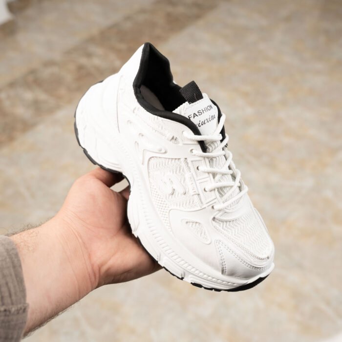 ⁦كوتشي حريمي بخامة قماش ورابر – Women’s Sneakers with PVC Sole⁩ - الصورة ⁦10⁩