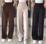 بنطلون حريمي روزالين أنيق بخامة عالية الجودة – Rosaline Women’s Pants