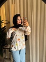بلوزة سوفت مطبوع - الصورة 2