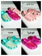 كروكس بناتي بخامة EVA مستوردة – ألوان فوشيا، بينك، منت – مريح وخفيف