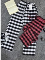 بنطلون الكريسماس الشتوي بخامة جوخ مستورد من مرامش – تصميم كاروه كلاسيكي