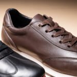 ⁦كوتشي رجالي جلد طبيعي ببطانة جلد وفرش طبي كود 007⁩ - الصورة ⁦7⁩