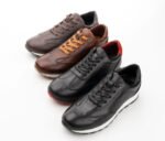 ⁦كوتشي رجالي جلد طبيعي ببطانة جلد وفرش طبي كود 007⁩ - الصورة ⁦12⁩