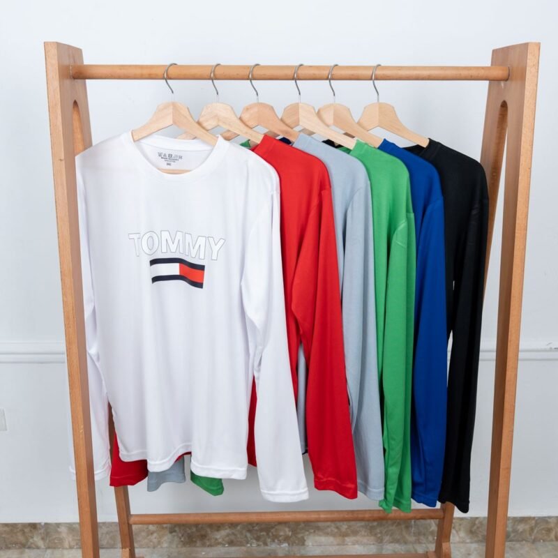 • تيشيرت شتوي رجالي بتقفيل عالي ولون ثابت