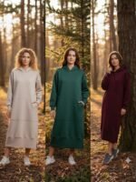 • هودي دريس حريمي ميلتون قطن 100% قصة Oversize