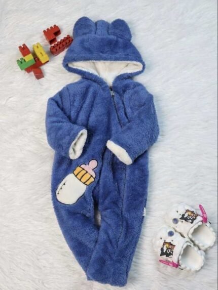 • جمبسوت Feeding Bottle للأطفال فرو مبطن شتوي