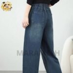 ⁦بنطلون وايد ليج جينز⁩ - الصورة ⁦5⁩