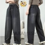 ⁦بنطلون وايد ليج جينز⁩ - الصورة ⁦2⁩