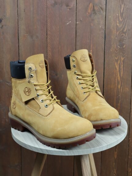 هاف بوت تمبرلاند رجالي جلد طبيعي 100%