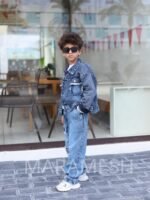 ⁦سوت جينز أولادي 3 قطع بتطريز هاند ميد⁩ - الصورة ⁦2⁩