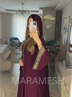 ⁦عباية الملكة كتان مستورد⁩ - الصورة ⁦7⁩