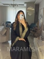 ⁦عباية الملكة كتان مستورد⁩ - الصورة ⁦6⁩