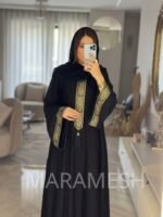 ⁦عباية الملكة كتان مستورد⁩ - الصورة ⁦3⁩